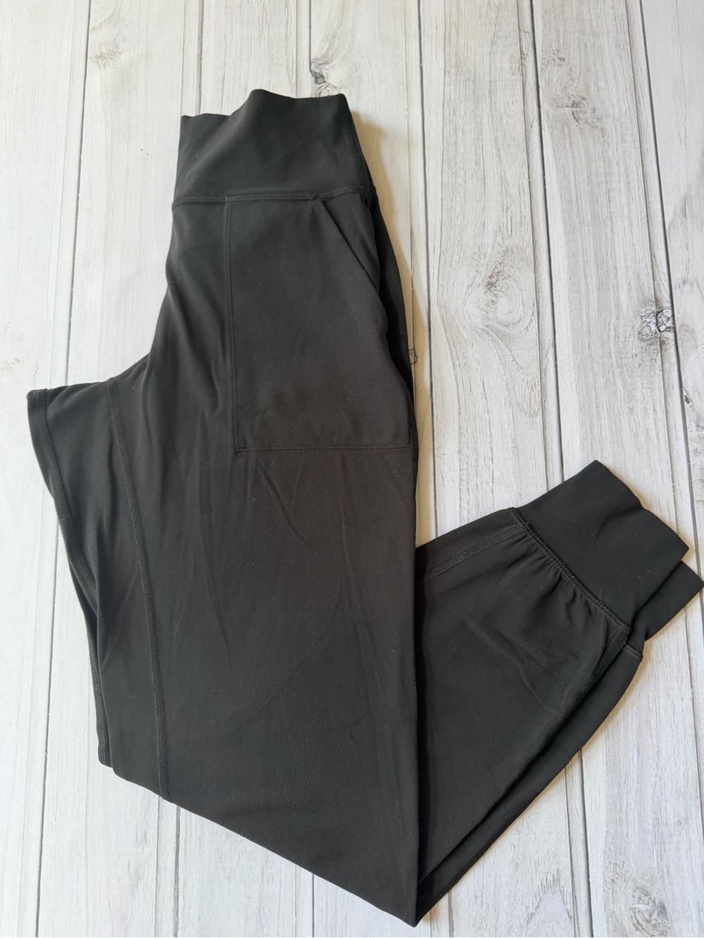 Lululemon black  align high rise jogger W5DH6S size 6 - Picture 5 of 11